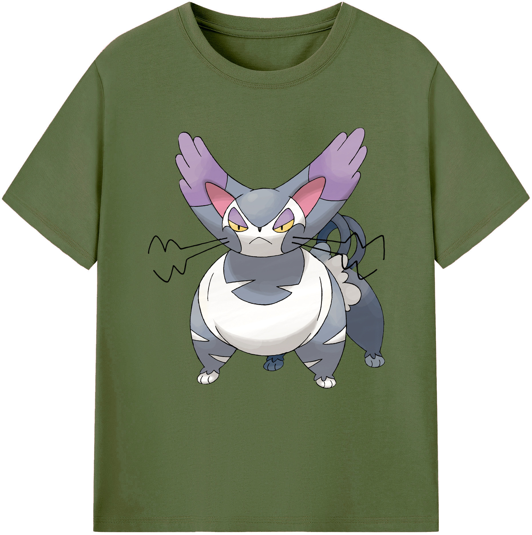 （画像用） ポケットモンスター Pokémon 綿100％半袖Tシャツ（フロントプリント）